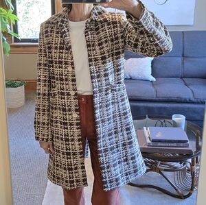Women's Houndstooth Coat